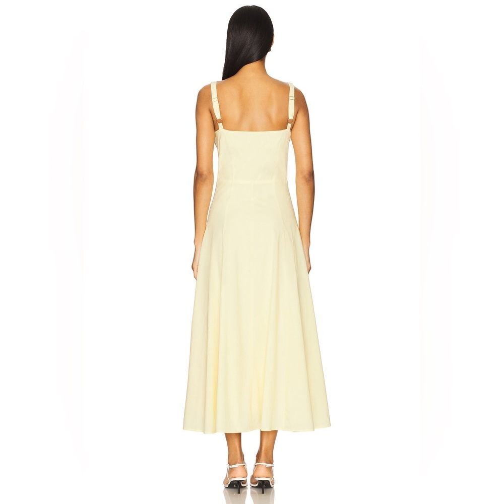 SNDYS: Alessia Drop Waist Dress in Lemon NWT - Picture 3 of 6